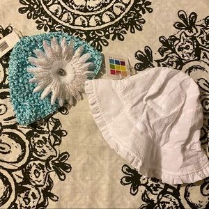 2 Infant Hats Bundle - NWT